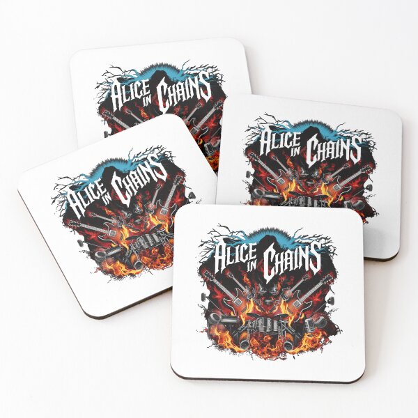 Item preview, Alice In Chains Flaming Grunge Emblem designed and sold by Anthonedd.
