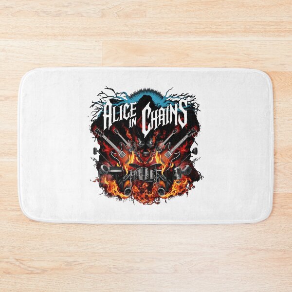 Item preview, Alice In Chains Flaming Grunge Emblem designed and sold by Anthonedd.