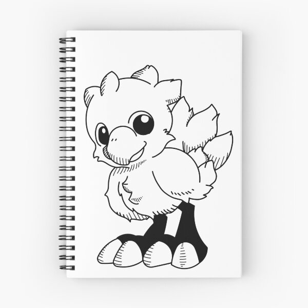 Item preview, chocobo designed and sold by Kama black&white.