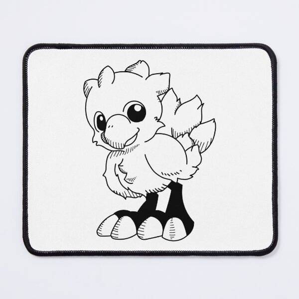 Item preview, chocobo designed and sold by Kama black&white.