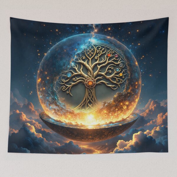 Item preview, Sphere of Life – The Golden World Tree designed and sold by nicky2342.