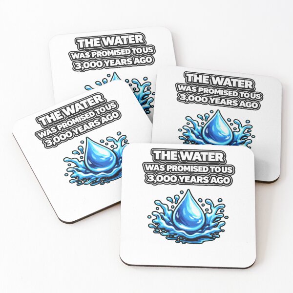 Item preview, The Water Was Promised to Us 3,000 Years Ago – Bold Statement Graphic designed and sold by Purdiole-art.