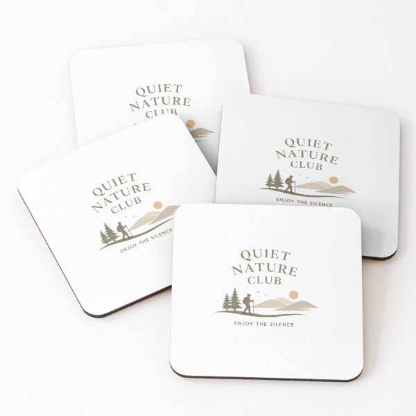 Item preview, Quiet Nature Club – Minimalist Hiking & Introvert Outdoor Aesthetic Design designed and sold by PopPizzazz.