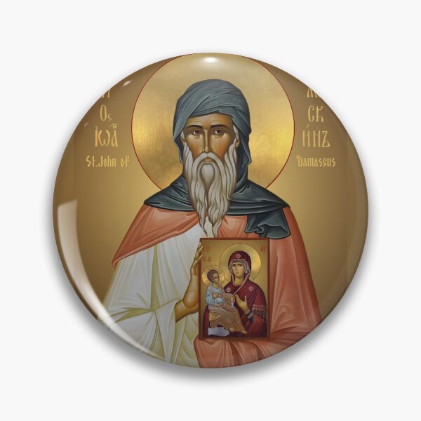 Item preview, icon Saint John of Damascus Orthodox Icon designed and sold by orthodox-icon.