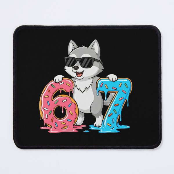 Item preview, Cool Wolf Birthday 67 Donut T-Shirt designed and sold by LashondaGreen89.