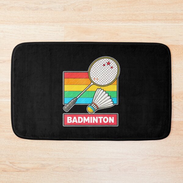 Item preview, Retro Style Badminton Racket And Shuttlecock designed and sold by godreyimmzzg.