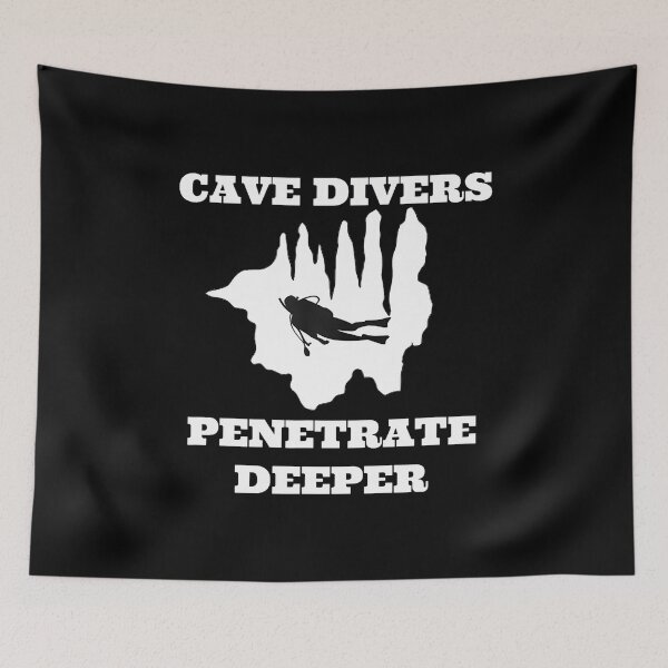 Item preview, Cave Divers Penetrate Deeper Cave Diving Scuba Diving designed and sold by godreyimmzzg.