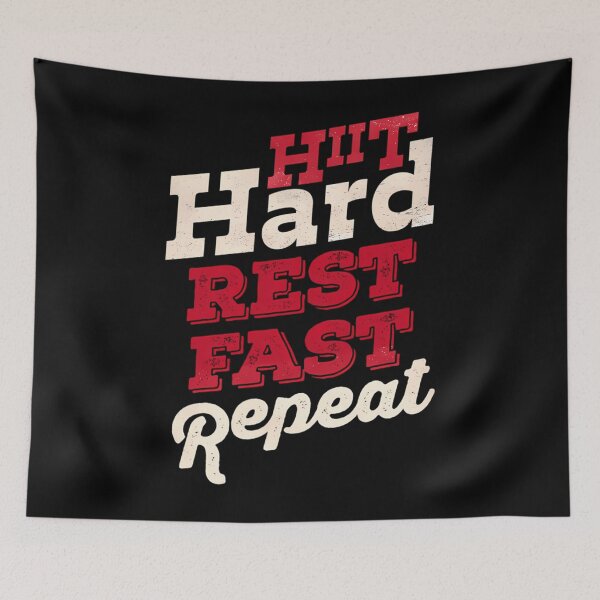 Item preview, HIIT Hard Rest Fast Repeat designed and sold by ltaljswqvp46.