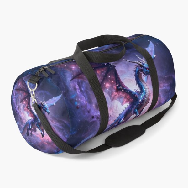Item preview, A dragon in a galaxy full of vibrant nebulae designed and sold by Marcu Ioachim.
