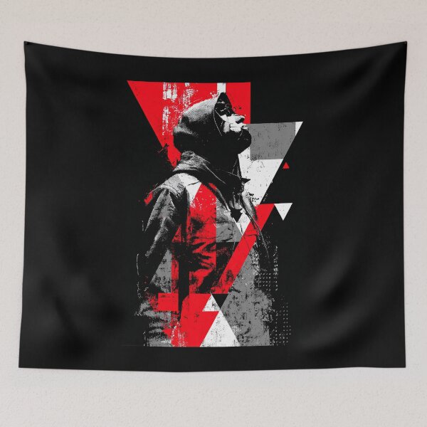 Item preview, Urban Shadow – Abstract Hooded Figure designed and sold by wolfgangrainer.
