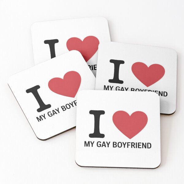 Item preview, I Love My Gay Boyfriend - Funny LGBTQ Heart Pride Statement designed and sold by gourpmerzihd.
