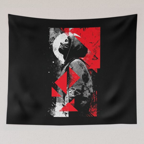 Item preview, Urban Shadow – Abstract Hooded Figure designed and sold by wolfgangrainer.