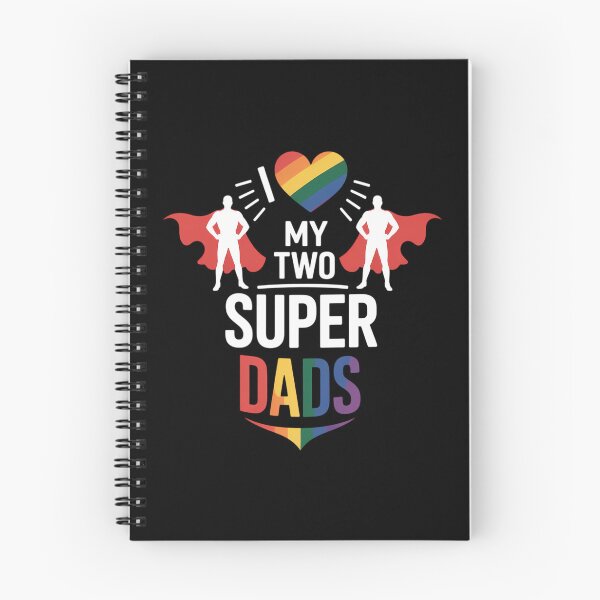 Item preview, I Love My Two Super Dads LGBT Pride Proud Gay Daddy designed and sold by gourpmerzihd.