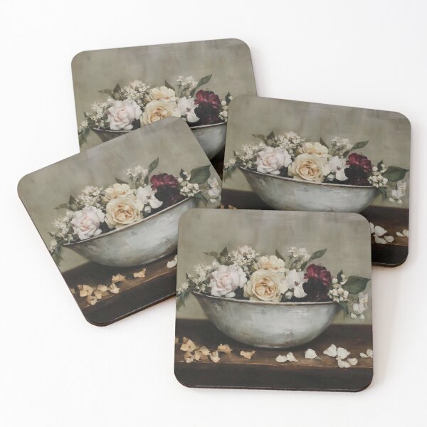 Item preview, Floral Arrangement in Metal Bowl designed and sold by lautir.
