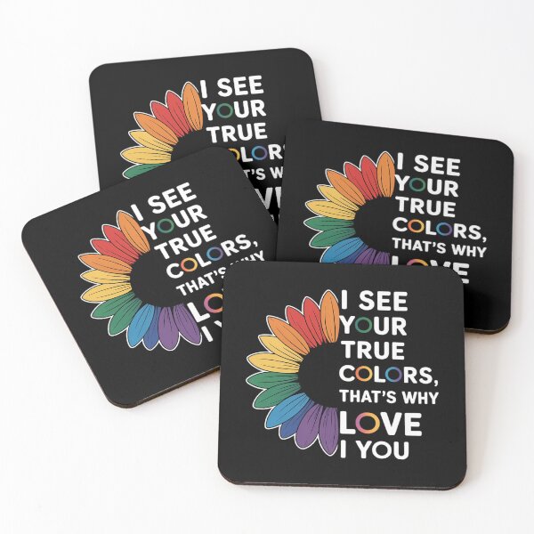 Item preview, I See Your True Colors That_s Why I Love You LGBT Sunflower designed and sold by gourpmerzihd.