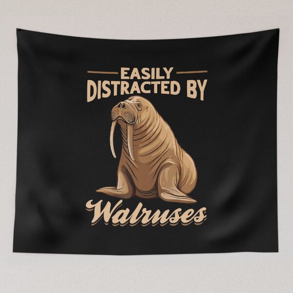 Item preview, Funny Walrus Animal Easily Distracted By Walruss designed and sold by godreyimmzzg.