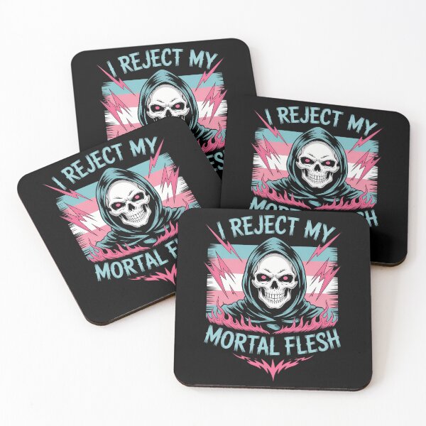 Item preview, I Reject My Mortal Flesh Funny Transgender LGBT Trans Pride designed and sold by gourpmerzihd.