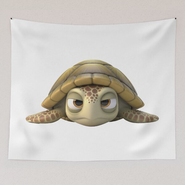 Item preview, white Grumpy Cute 3D Cartoon Turtle Character designed and sold by zoughlal.