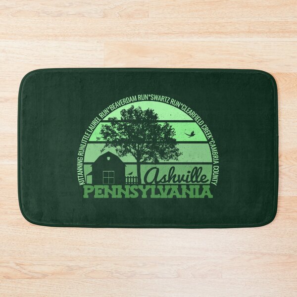 Item preview, Ashville Pennsylvania Sunset Retro Vintage Local Pride Logo designed and sold by CRHPOD20.