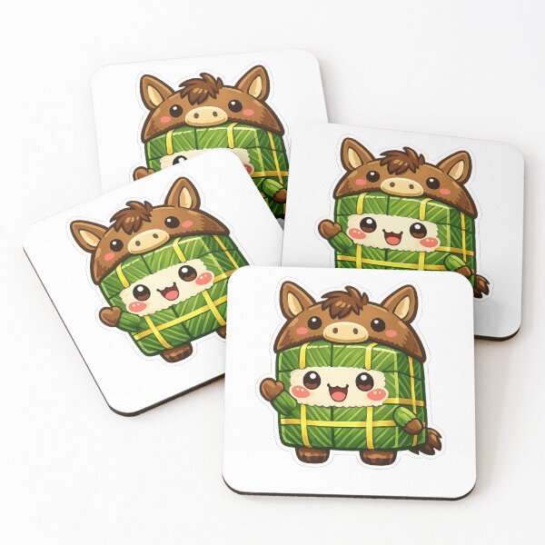 Item preview, Horse Bánh Chưng – Cute Vietnamese Tet Zodiac designed and sold by PunchDrop.