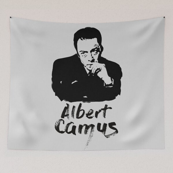 Item preview, Albert Camus portrait designed and sold by FULLER FACTORY.