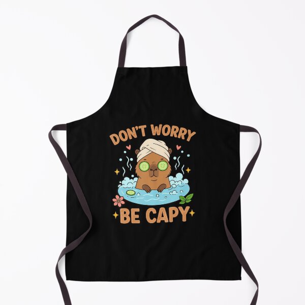 Item preview, Don't Worry Be Capy designed and sold by RoseannaDomoniq.