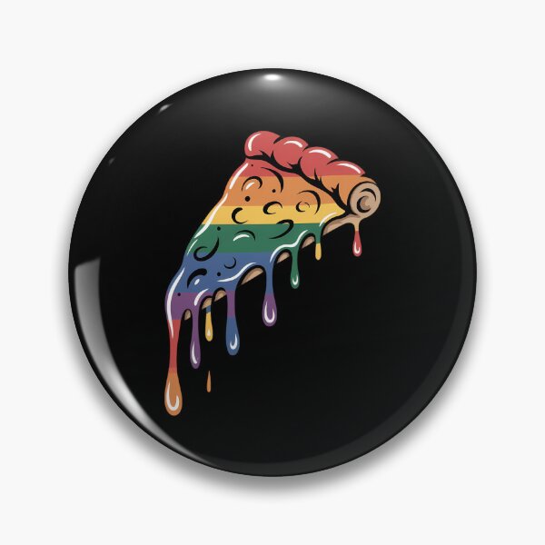 Item preview, Ice Cream Drip Pizza Rainbow Lesbian Gay Pride designed and sold by gourpmerzihd.