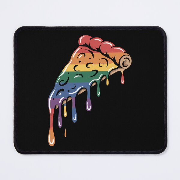 Item preview, Ice Cream Drip Pizza Rainbow Lesbian Gay Pride designed and sold by gourpmerzihd.