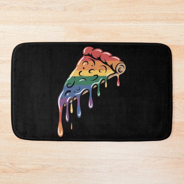 Item preview, Ice Cream Drip Pizza Rainbow Lesbian Gay Pride designed and sold by gourpmerzihd.