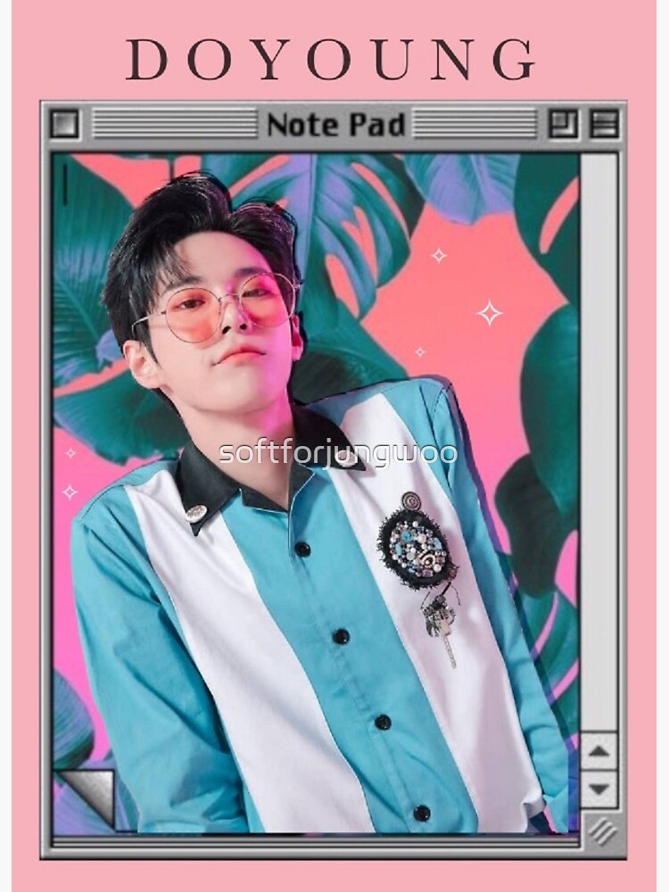 nct doyoung pink aesthetic sticker by softforjungwoo