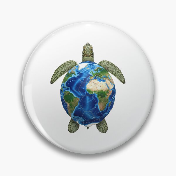 Item preview, white Spring Sea Turtle with Colorful Flower Crown designed and sold by zoughlal.