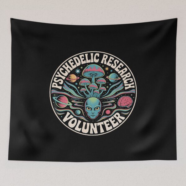 Item preview, Psychedelic Research Volunr Alien Trip designed and sold by godreyimmzzg.