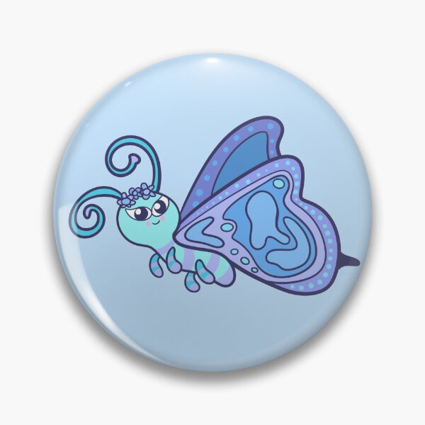 Item preview, Blue Baby Butterfly - Colourful Pastel Bug Design designed and sold by SolarWayfarer.