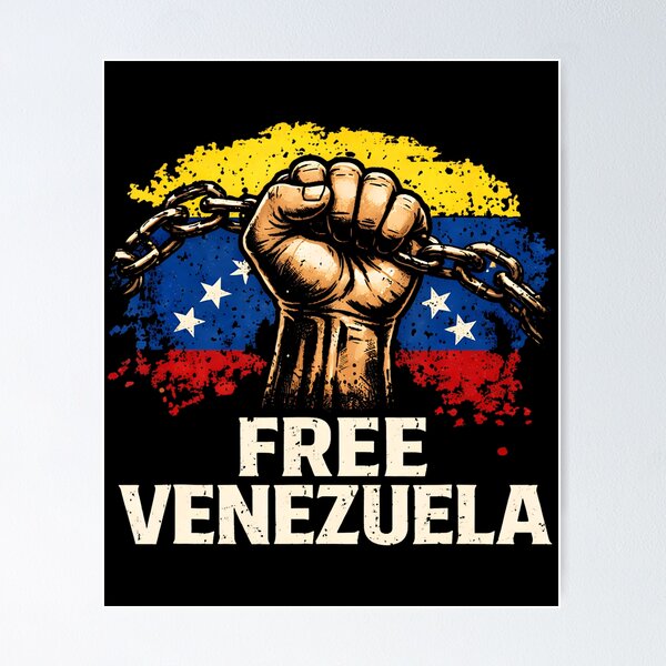 Item preview, Free Venezuela Flag Venezuela Libre 2026  designed and sold by puzchresta.