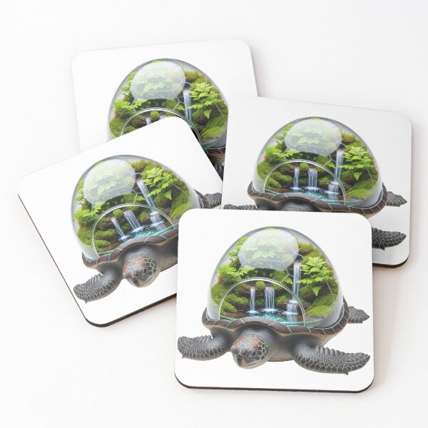 Item preview, white Autumn Fall Leaves Maple Pattern Sea Turtle designed and sold by zoughlal.
