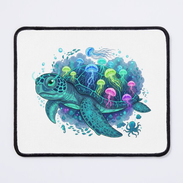 Item preview, white Mosaic Tile Japanese Wave Pattern Turtle designed and sold by zoughlal.