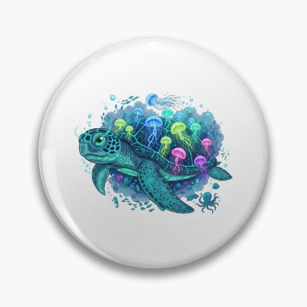 Item preview, white Mosaic Tile Japanese Wave Pattern Turtle designed and sold by zoughlal.