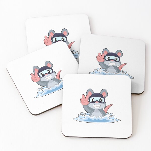Item preview, Mouse Swimming Swimming goggles Summer designed and sold by Snabdesign84.