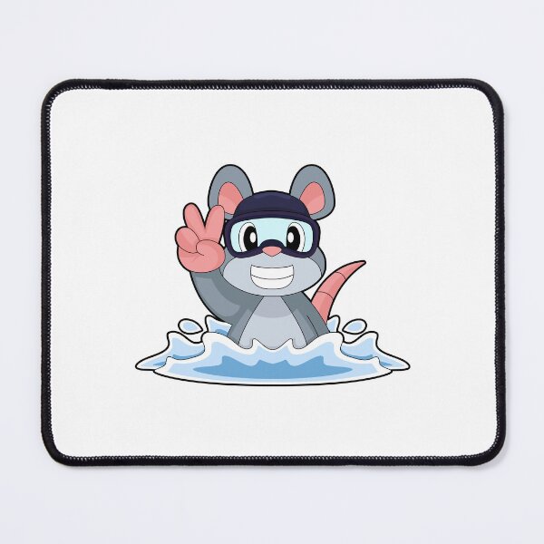 Item preview, Mouse Swimming Swimming goggles Summer designed and sold by Snabdesign84.