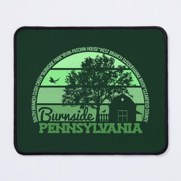 Item preview, Burnside Pennsylvania Sunset Retro Vintage Local Pride Logo designed and sold by CRHPOD20.