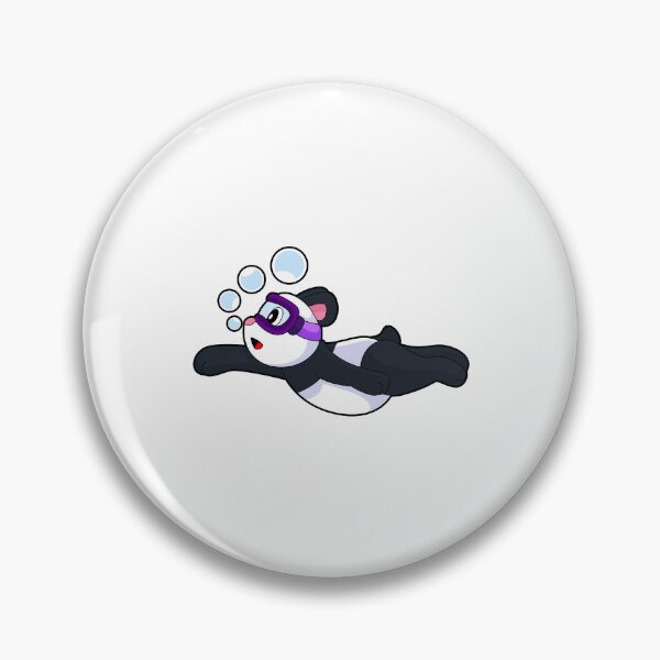 Item preview, Panda Swimming Swimming goggles Summer designed and sold by Snabdesign84.