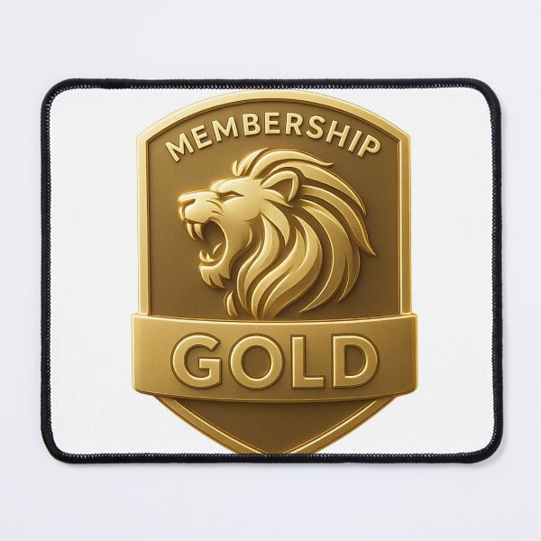Item preview, LWM Membership Icon V1 GOLD designed and sold by TheLionWithAMic.