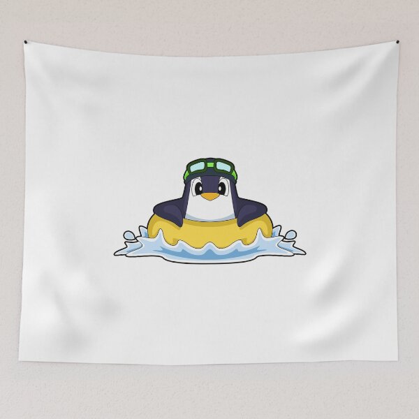 Item preview, Penguin Swimming Inflatable float Summer designed and sold by Snabdesign84.