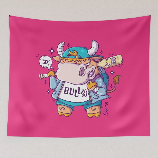 Item preview, School Bully bull pun designed and sold by SPIRIMAL.