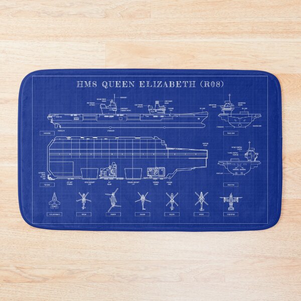 Item preview, HMS Queen Elizabeth (R08) (Blueprint) designed and sold by BGALAXY.
