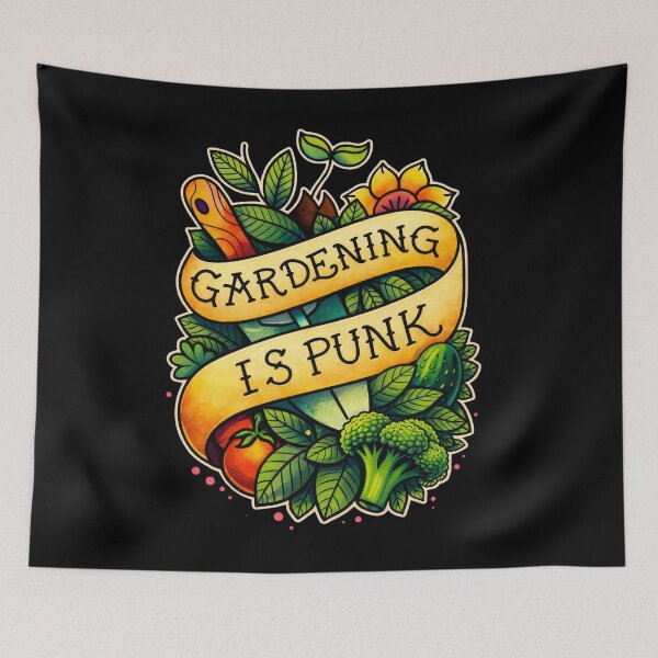 Item preview, Gardening Is Punk - Funny Garden Aesthetic Design designed and sold by Maryna_Reine.