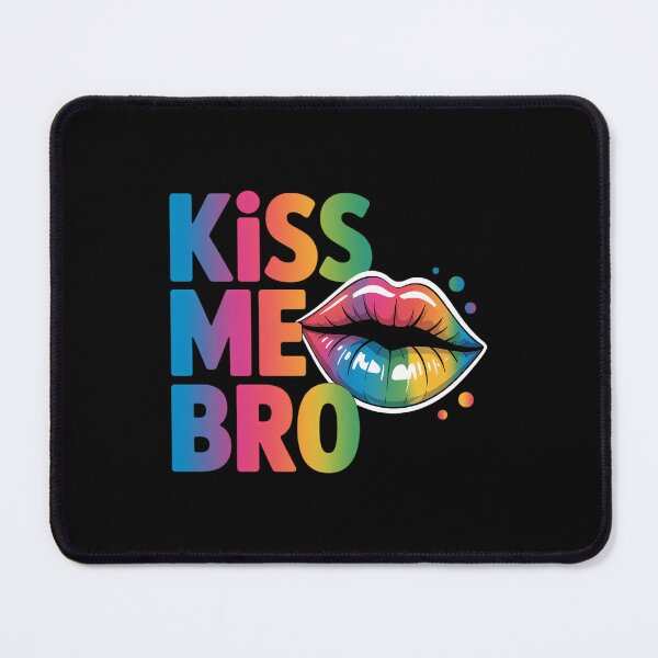 Item preview, Kiss Me Bro - Funny Gay Rainbow Lips LGBTQ Pride CSD Men designed and sold by lilensgavadur.
