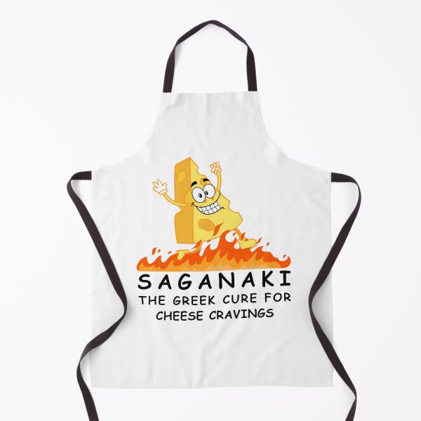 Item preview, Saganaki - Greece greek food funny design designed and sold by wholigans.