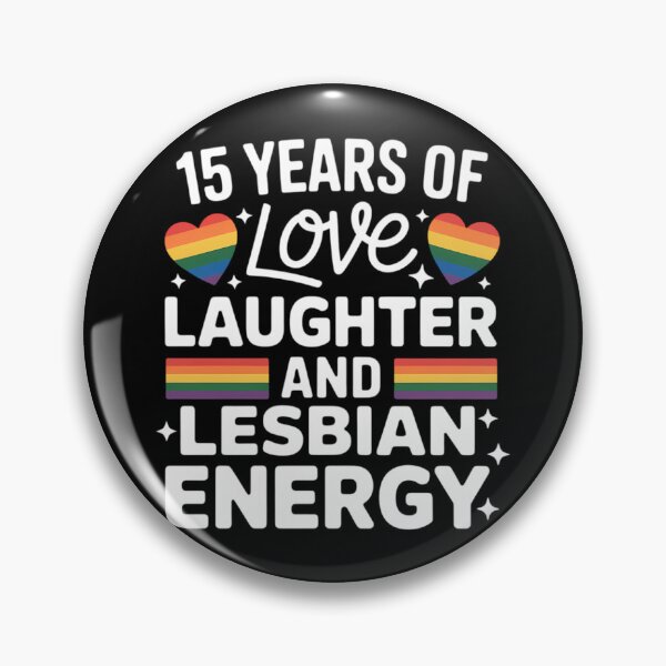 Item preview, Lesbian 15th Wedding Anniversary 15 Year Of Love LGBT Couple designed and sold by lilensgavadur.