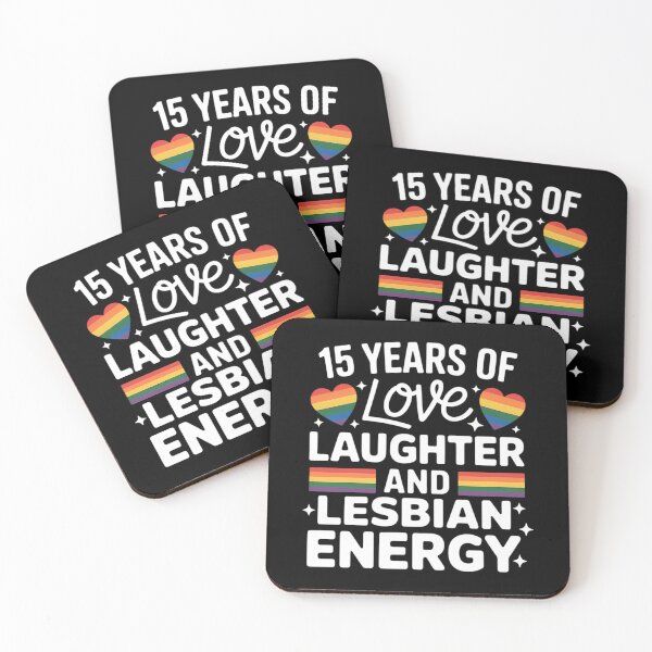 Item preview, Lesbian 15th Wedding Anniversary 15 Year Of Love LGBT Couple designed and sold by lilensgavadur.